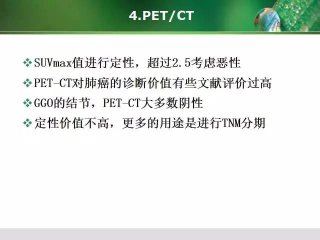 【PPT】肺磨玻璃密度阴影(GGO) 的CT诊断与处理