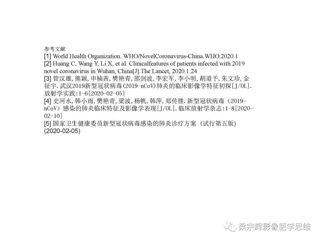 【PPT】山西新型冠状病毒肺炎影像学表现初探