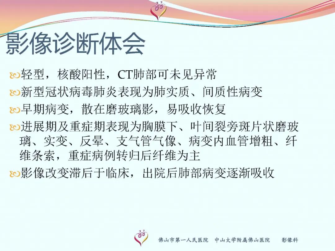 【PPT】CT室对新型冠状病毒肺炎的应对策略及影像诊断分析