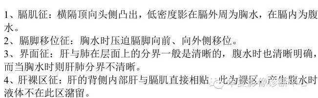 呼吸系统33个影像征象