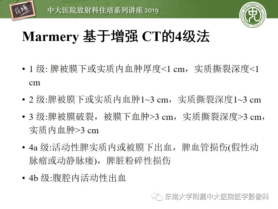 【PPT】腹腔实性脏器钝性外伤影像诊断