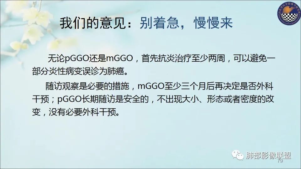【PPT】重视针对肺GGO的战略转移
