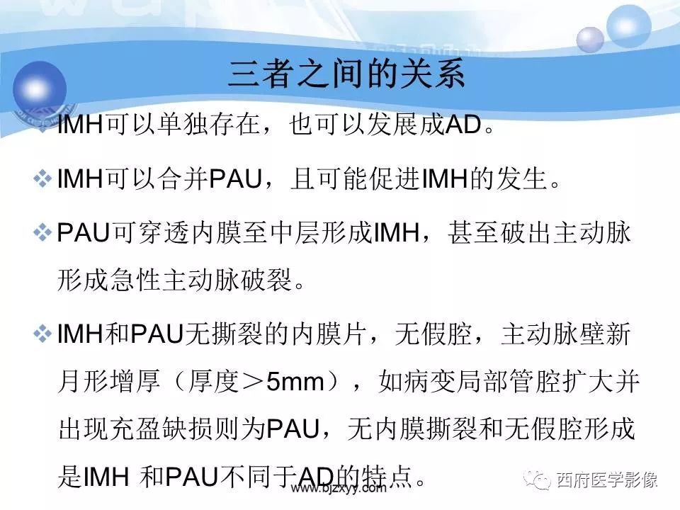 【PPT】主动脉壁间血肿的CT诊断