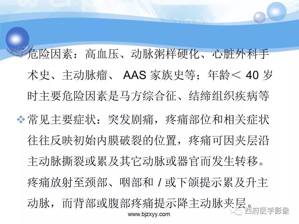 【PPT】主动脉壁间血肿的CT诊断