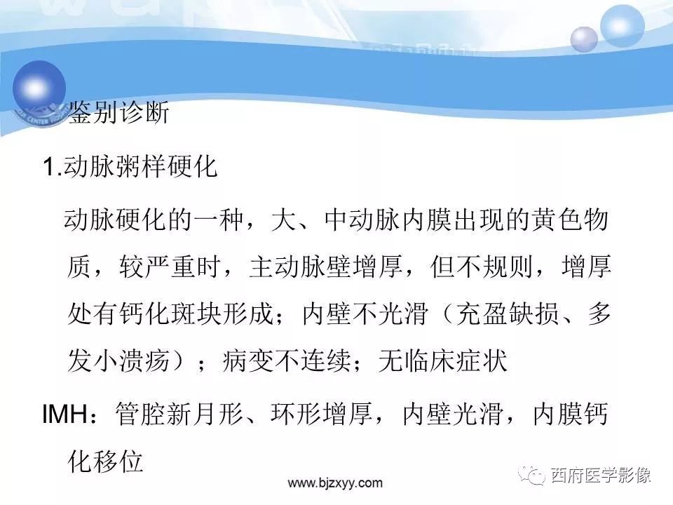 【PPT】主动脉壁间血肿的CT诊断