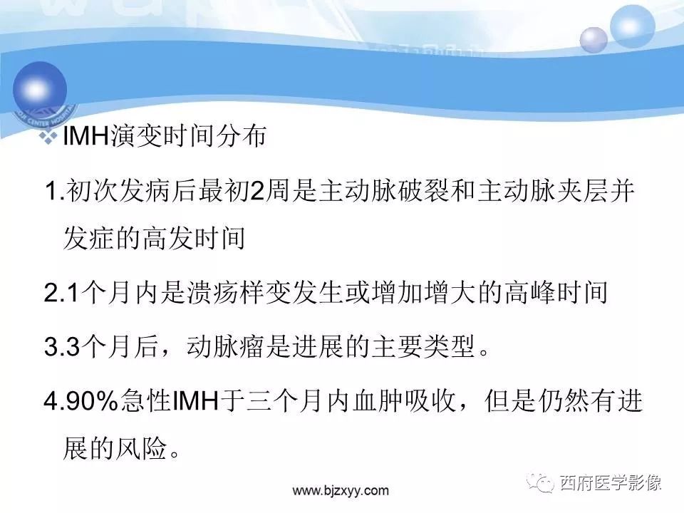 【PPT】主动脉壁间血肿的CT诊断