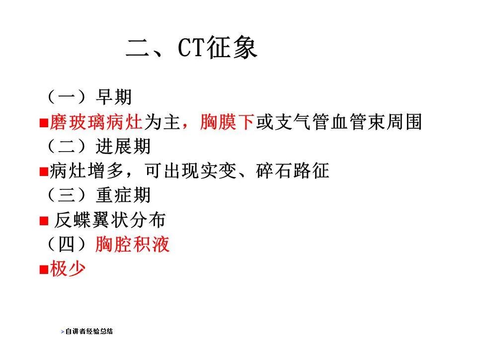 【PPT】新冠肺炎的CT诊断及鉴别诊断