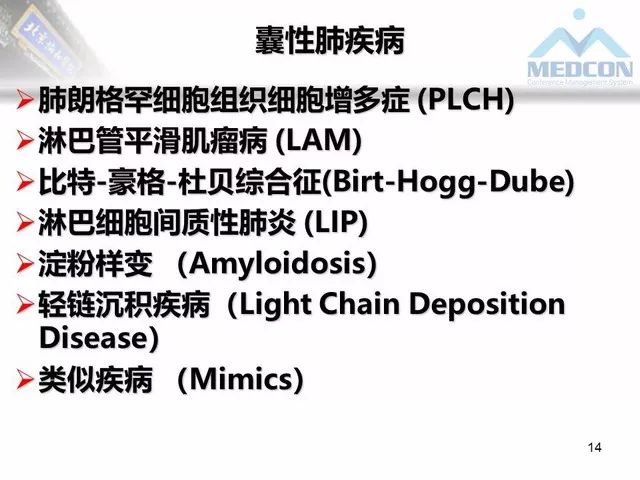 【PPT】肺气肿、囊性肺部疾病的影像学病因鉴别