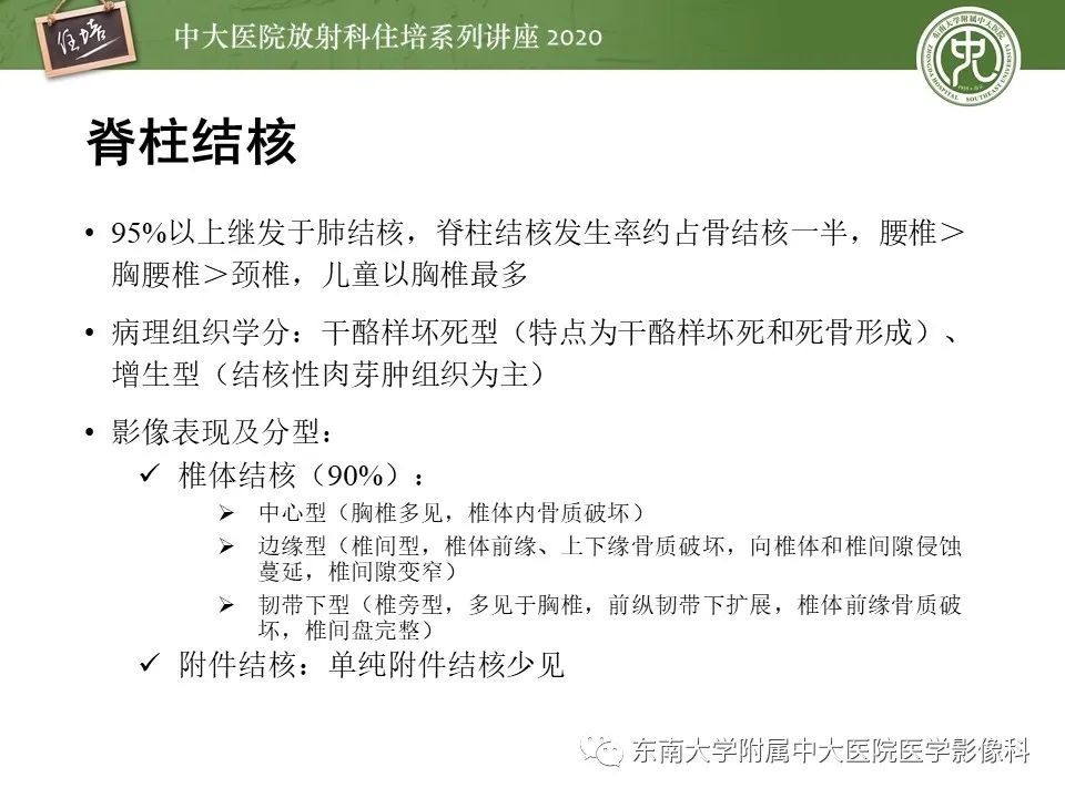 【PPT】脊柱骨源性病变影像分析思路及应用