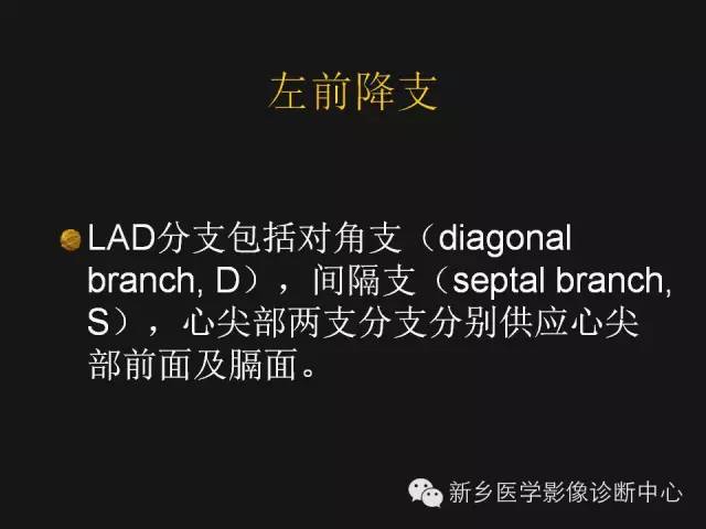 【PPT】冠状动脉造影正常解剖