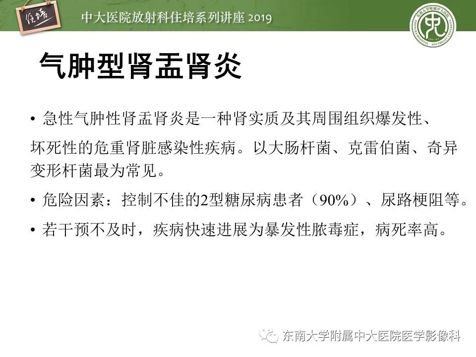 【PPT】肾脏感染性病变的影像学表现