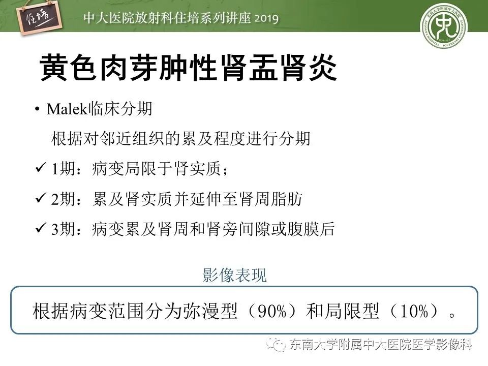 【PPT】肾脏感染性病变的影像学表现