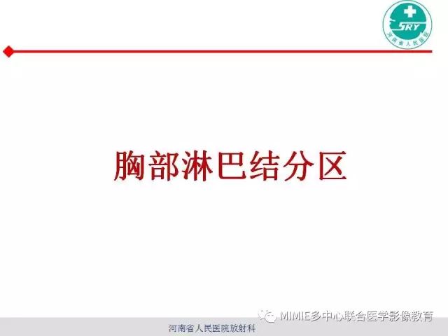 【PPT】胸部淋巴结分区及其在肺癌定性和分期诊断中的价值