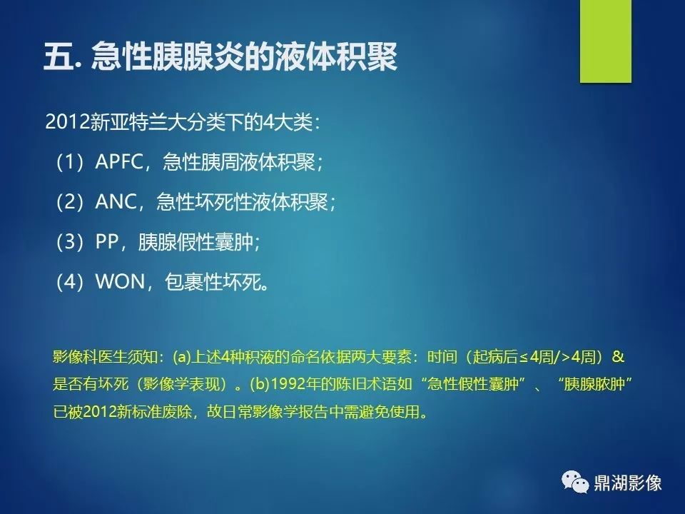 【PPT】急性胰腺炎2012新亚特兰大分类：影像科医生需知道什么