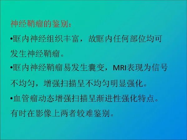 【PPT】常见眶内肿瘤影像诊断与鉴别诊断