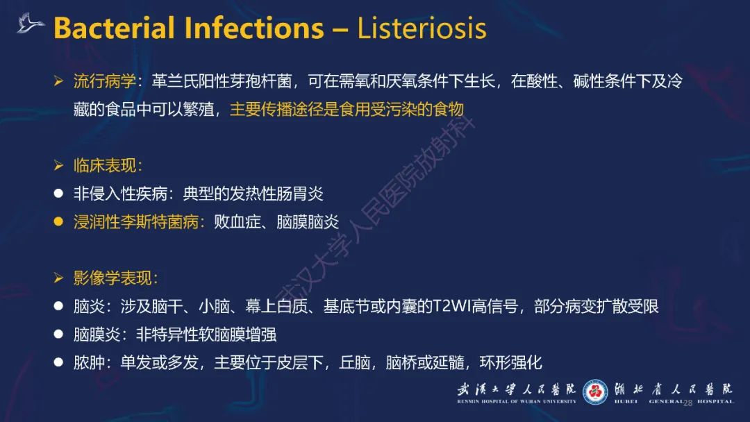 【PPT】新发和再发传染病神经影像学表现