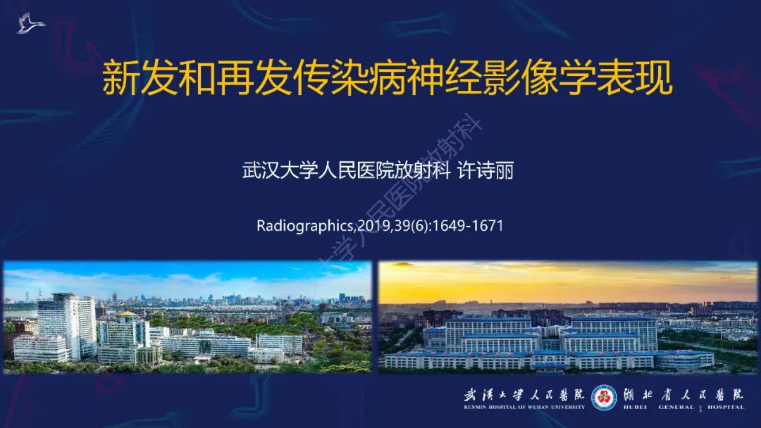 【PPT】新发和再发传染病神经影像学表现