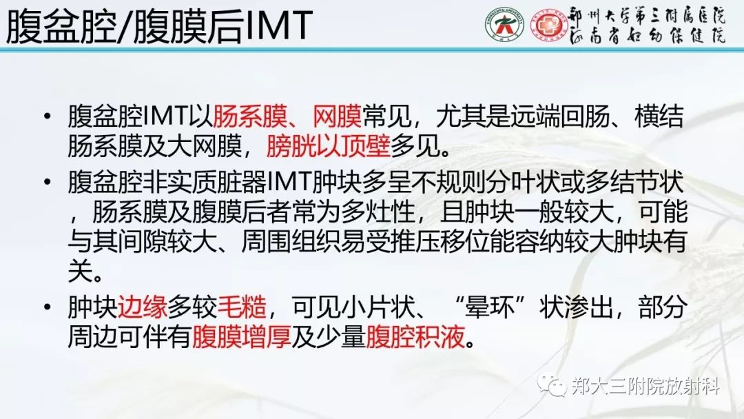 【PPT】炎性肌纤维母细胞瘤的影像表现 【PPT】炎性肌纤维母细胞瘤的影像表现