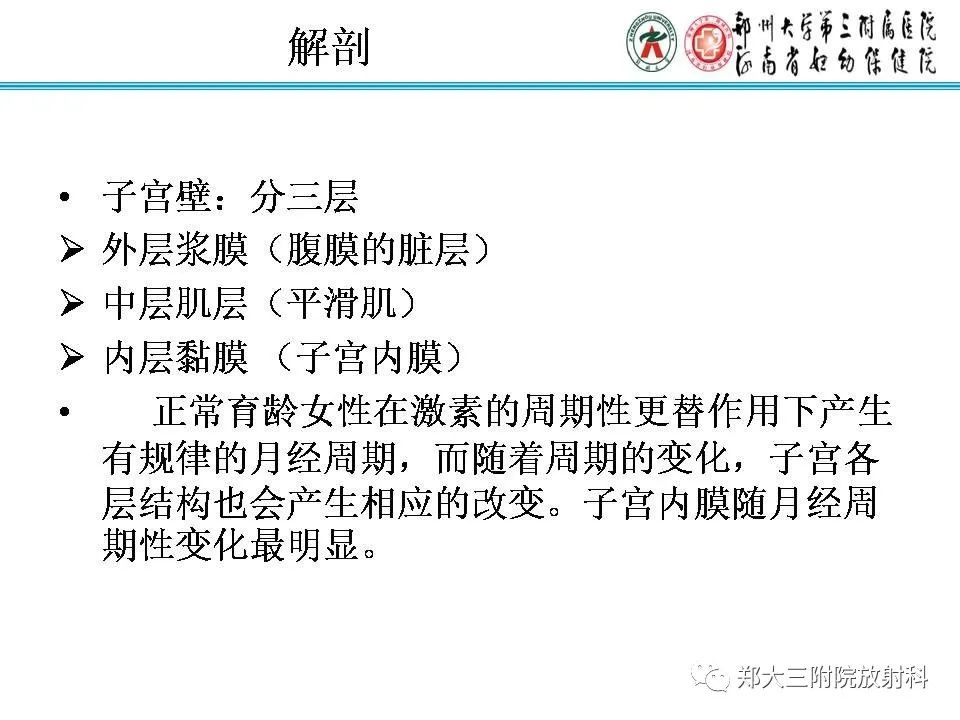【PPT】育龄期女性正常子宫的MRI表现