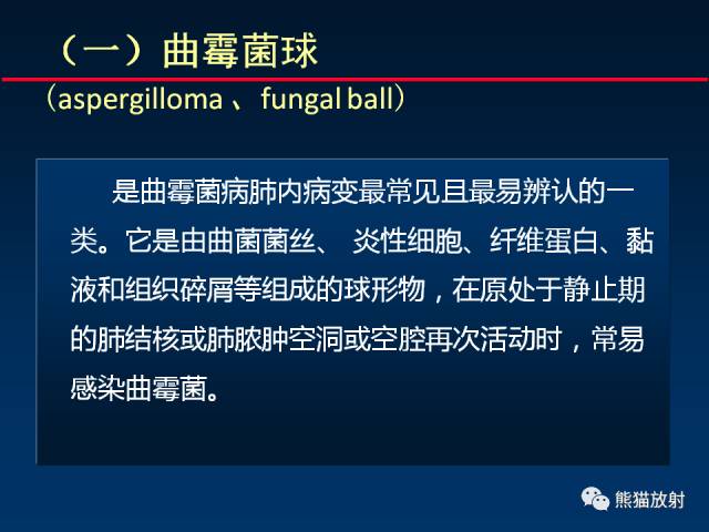 【PPT】肺曲霉菌病：放射科医生如何应对