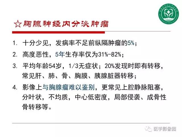 【PPT】纵隔肿瘤的影像检查规范及诊断思路