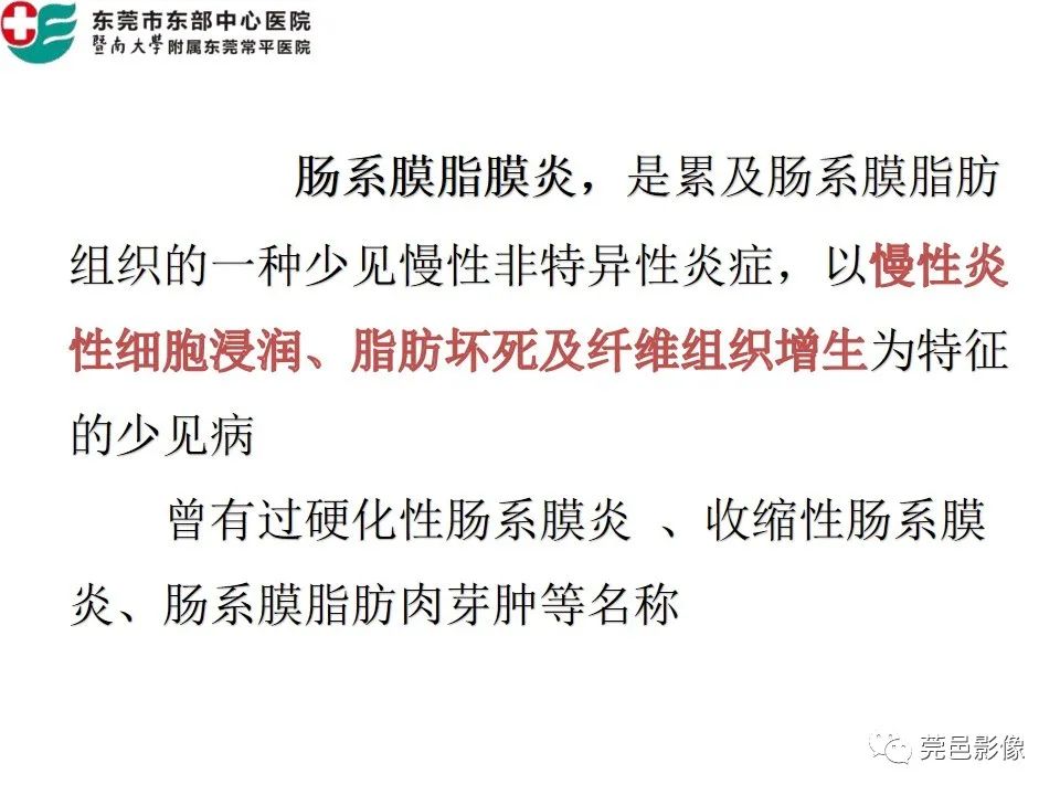 【PPT】肠系膜脂膜炎的CT表现