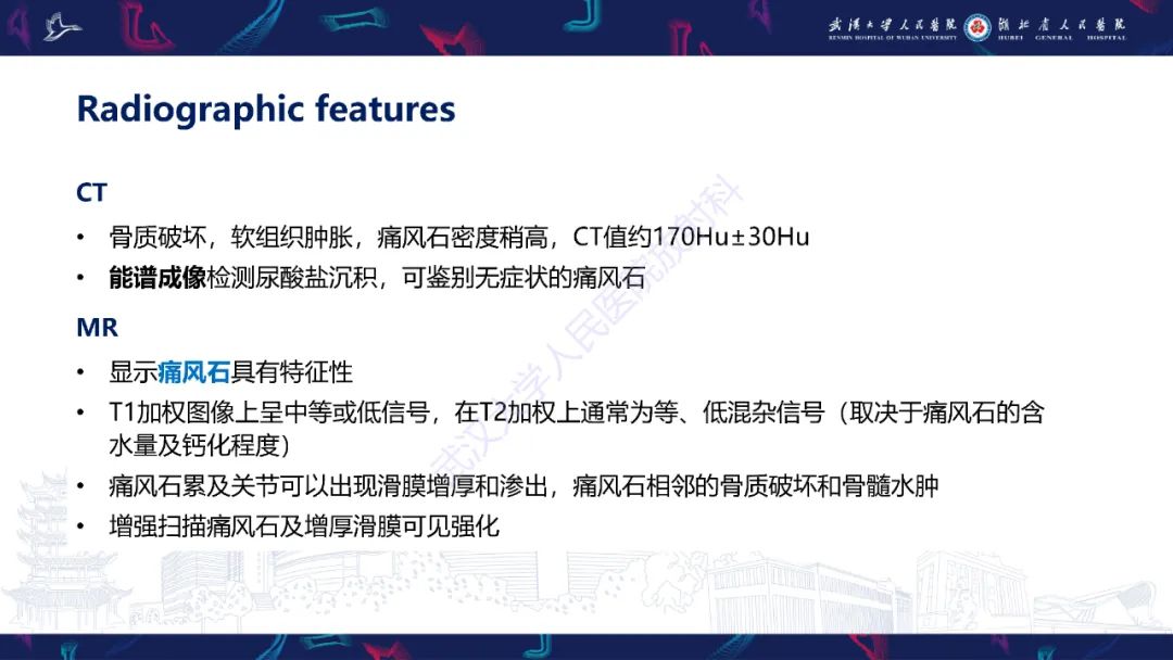 【PPT】关节痛风影像诊断
