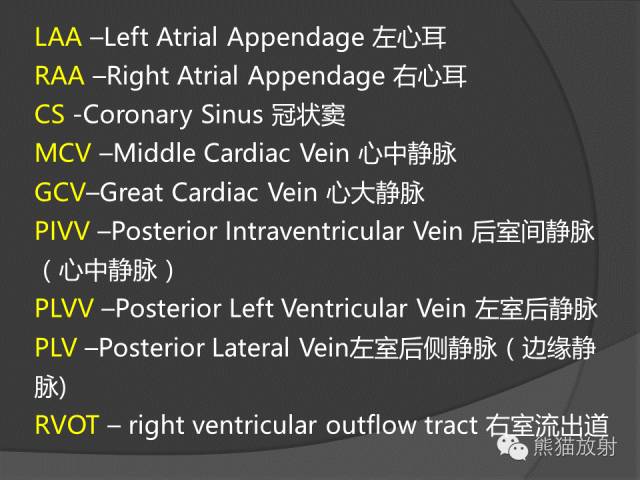 【PPT】冠状动脉解剖