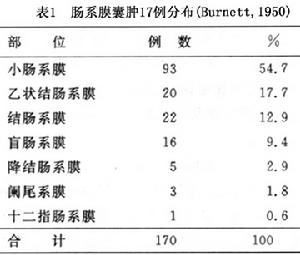 肠系膜囊肿 肠系膜囊肿